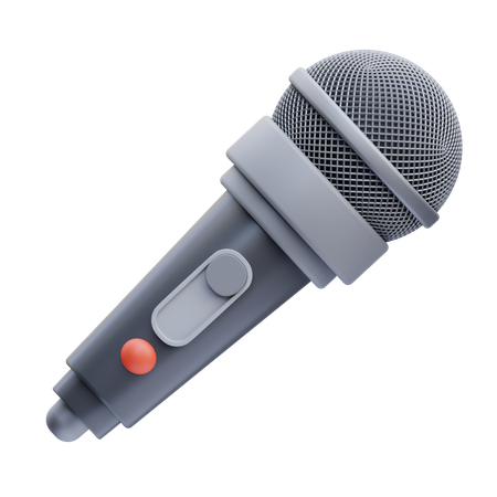 Microphone de karaoké  3D Icon