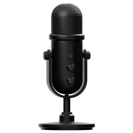 Microphone Live  3D Icon