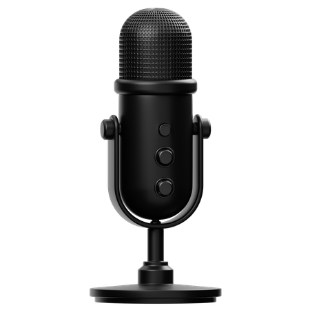 Microphone Live  3D Icon