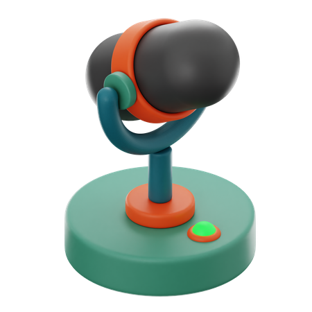 Microphone Publisher  3D Illustration