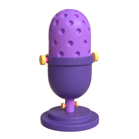 Microphone Record  3D Icon