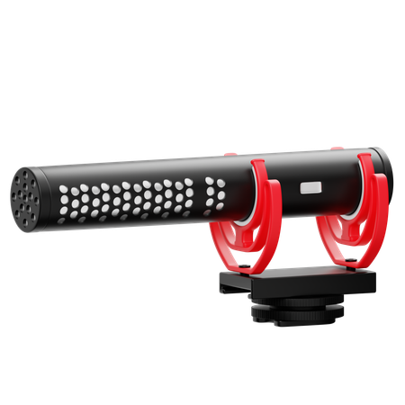 Microphone Shotgun  3D Icon