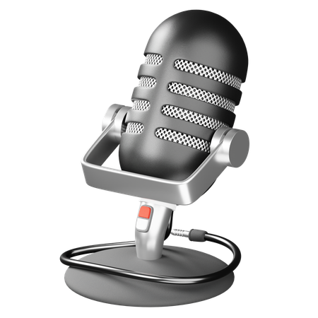Microphone Voice  3D Icon