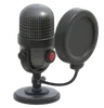 Microphone with Pop Filter