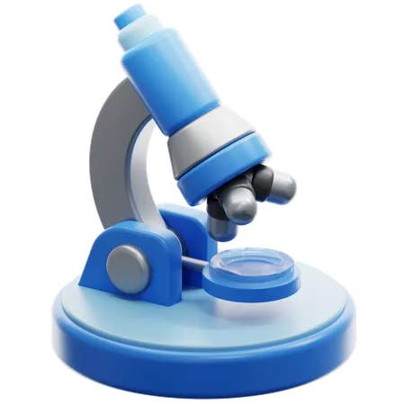 Microscop  3D Icon