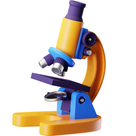 Microscope 3 D Illustration 3D Icon