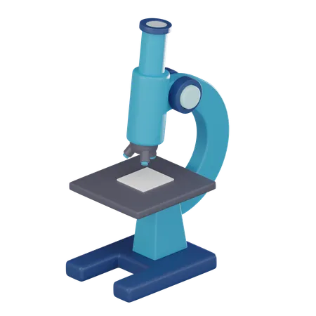 Microscope Icon To Represent Pharmaceutical Discoveries Biological Studies And Scientific Exploration In Your Digital Projects 3 D Render Illustration Microscope 3D Icon