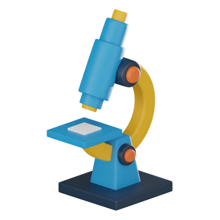 Microscope Icon Represent For Education Discoveries Biological Studies And Scientific Exploration In Your Digital Projects 3 D Render Illustration 3D Icon