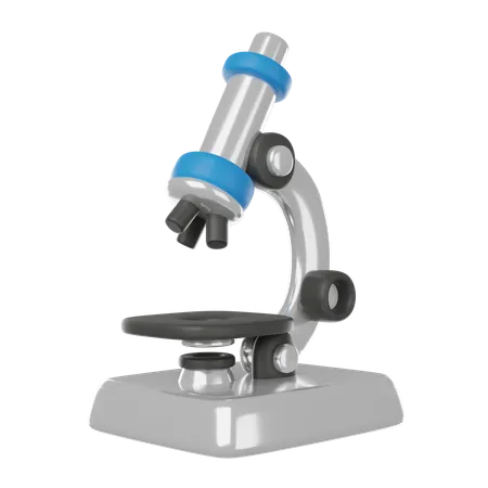 Optical Microscope 3 D Render Icon 3D Icon