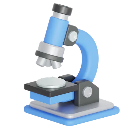 Microscope For Laboratory 3D Icon