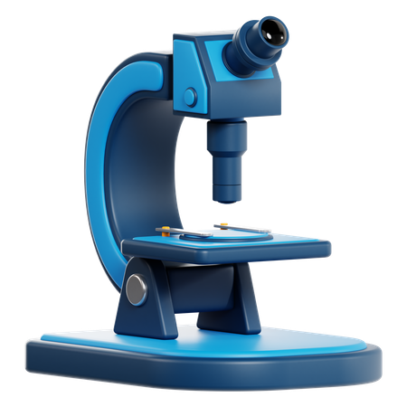 Microscope  3D Icon