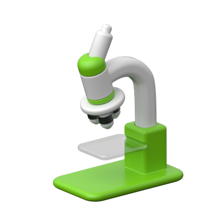 顕微鏡  3D Icon