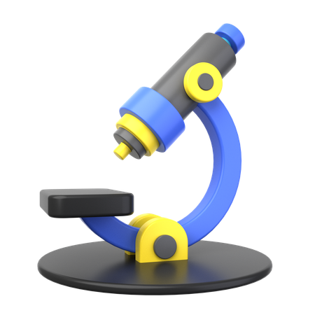 Microscope  3D Icon