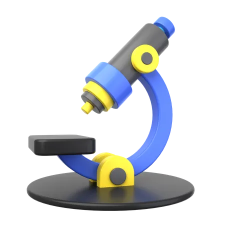 Microscope  3D Icon