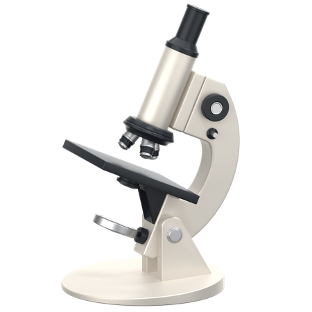 Microscope  3D Icon