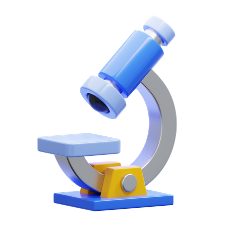 顕微鏡  3D Icon
