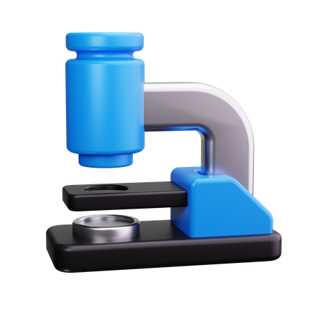 Microscope  3D Icon