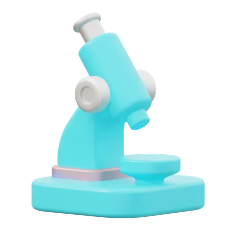 Microscope  3D Icon