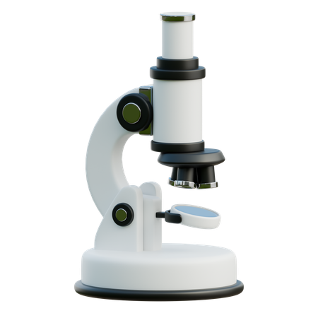 Microscope  3D Icon