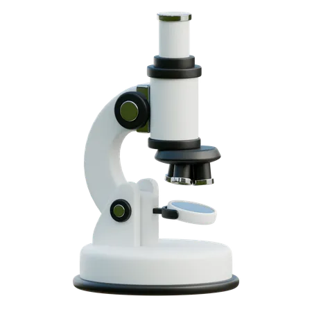 Microscope  3D Icon