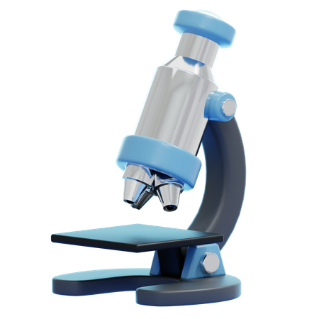 Microscope  3D Icon