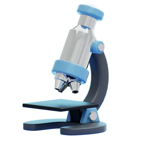 Microscope  3D Icon