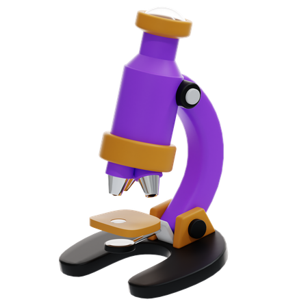 Microscope  3D Icon