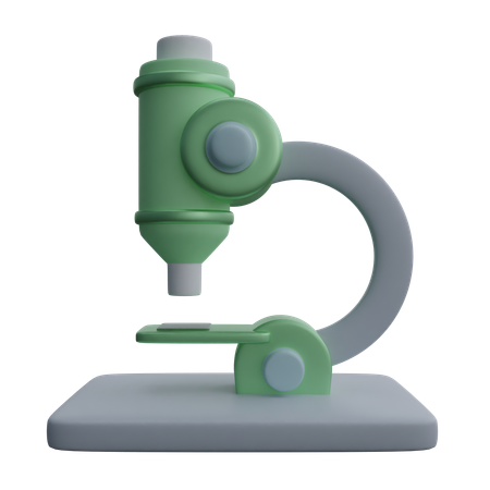 Microscope  3D Icon