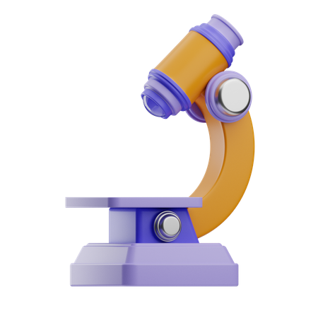 Microscope  3D Icon