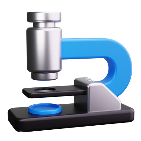 Microscope  3D Icon