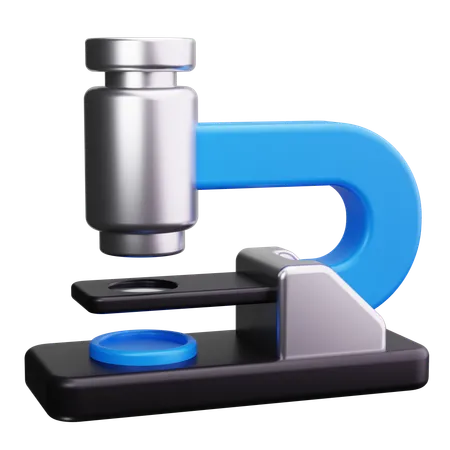 Microscope  3D Icon