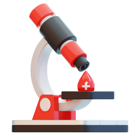 Microscope  3D Icon