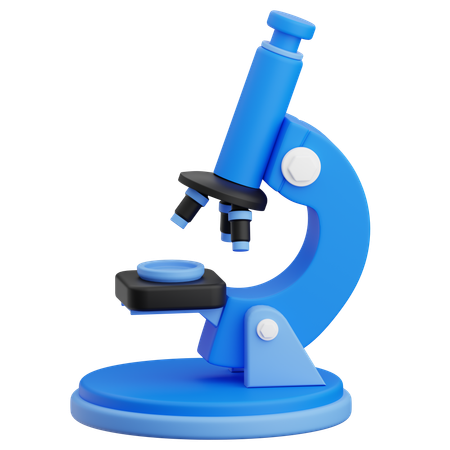 Microscope  3D Icon