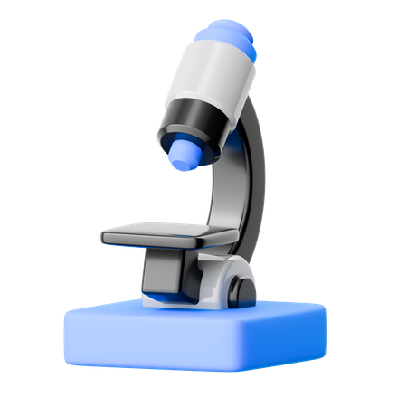 Microscope  3D Icon