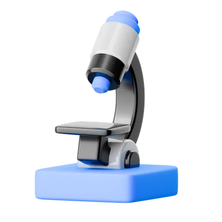 Microscope  3D Icon