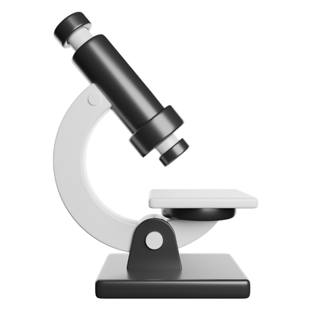 Microscope  3D Icon