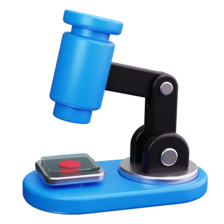 Microscope  3D Icon