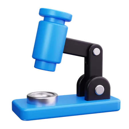 Microscope  3D Icon