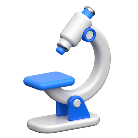 Microscope  3D Icon