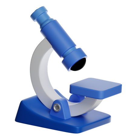 Microscope  3D Icon