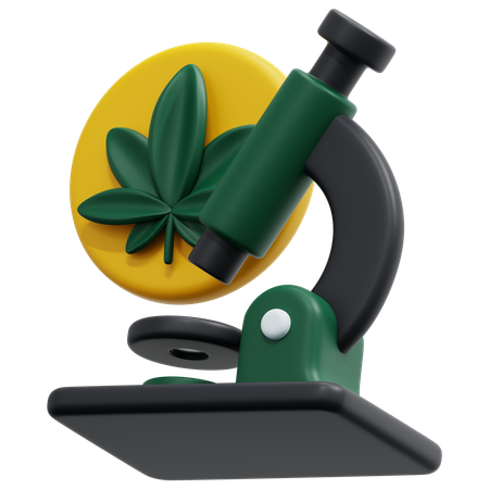 顕微鏡  3D Icon