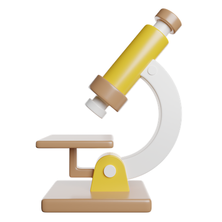 Microscope  3D Icon