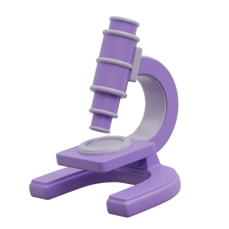 顕微鏡  3D Icon