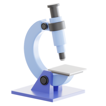 Microscope  3D Icon
