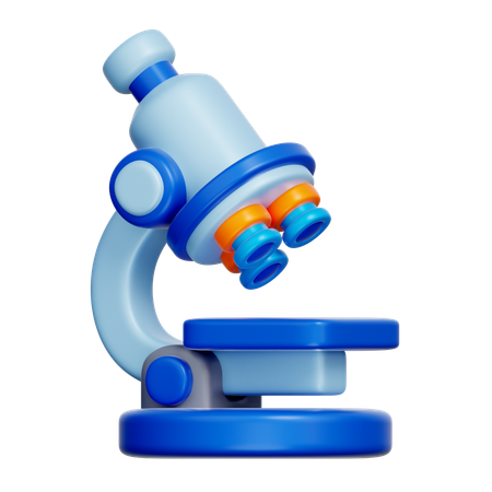 Microscope  3D Icon