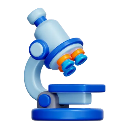 Microscope  3D Icon