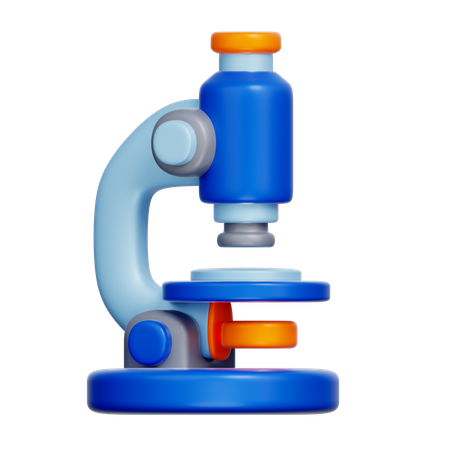 Microscope  3D Icon