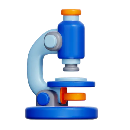 Microscope  3D Icon