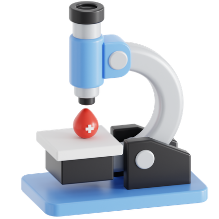 Microscope  3D Icon