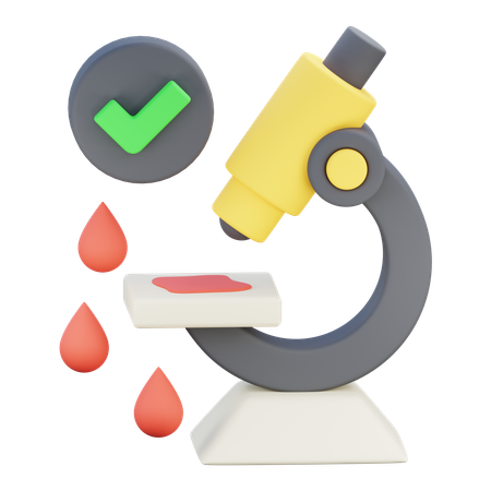 Microscope  3D Icon